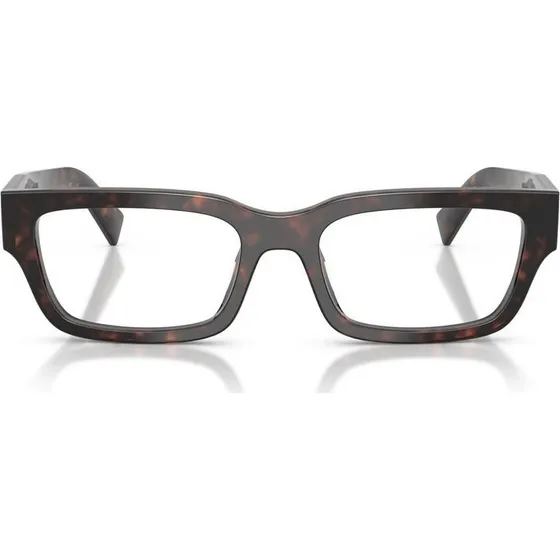 Prada PR C02V Gafas de Vista Cuadradas para Hombre - Color Habano