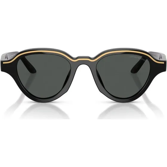 Emporio Armani EA 4264U Gafas de Sol Cuadradas para Hombre - Negro