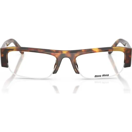 Miu Miu MU B07S 14L08N Gafas de Sol Cuadradas Acetato Tortuga