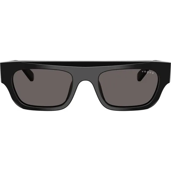 Vogue Vo 5694su Gafas de Sol Rectangulares para Mujer - Negro/Gris