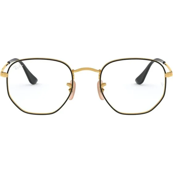 Ray-Ban RX 6448 Gafas de Vista Unisex Geométricas en Metal Negro