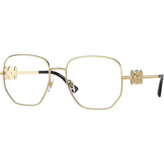 Versace VE 1283 Gafas de Vista Mujer Oro Geométricas