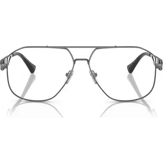 Versace VE 1287 Gafas de Vista Hombre Piloto Rutenio Gris