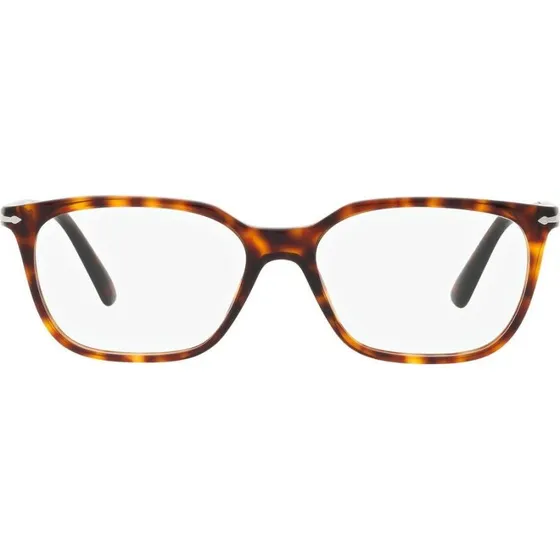 Persol PO 3298V Gafas de Vista Cuadradas para Hombre en Acetato Habano