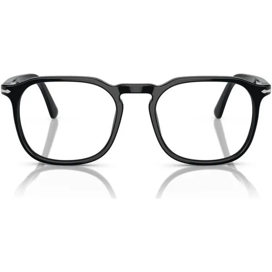 Persol PO 3337V Gafas de Vista Unisex Geométricas en Negro