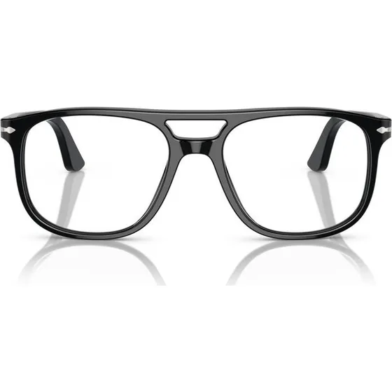 Persol Greta Po 3329v Gafas de Vista Piloto Unisex Negro