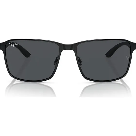Ray-Ban RB 3721 Gafas de Sol Cuadradas Unisex Negro/Gris