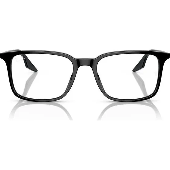 Ray-Ban RX5421 2000 Monturas Ópticas de Acetato Negro Cuadradas