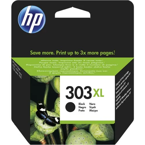 HP 303XL Negro T6N04AE - Cartucho original alta capacidad