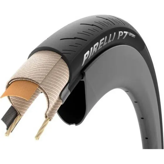 Cubierta Pirelli P7 Sport Negro 700x28