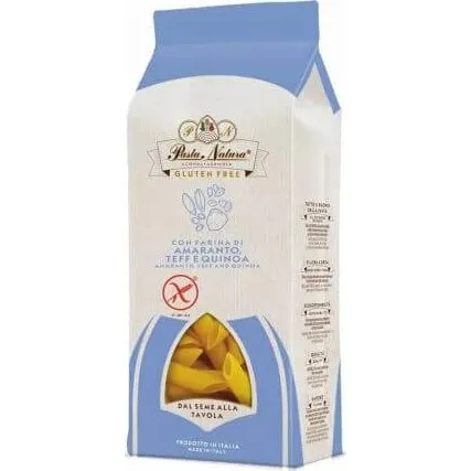 Pasta Natura Penne de Amaranto, Teff y Quinoa Bio, 250 g