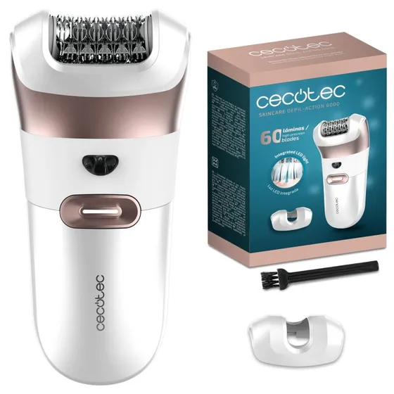 Cecotec SkinCare Depil-Action 6000, Blanco