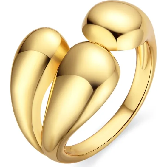 Anillo Ruven Acabado Oro 18k - Ajustable