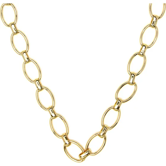 Ciati Collar de 42cm con Acabado en Oro Amarillo de 18k