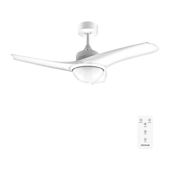 Cecotec EnergySilence Aero 460 Ventilador de Techo con Luz LED Blanco