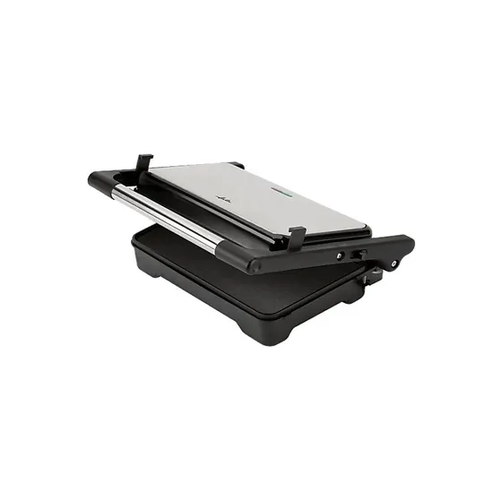 Grill Jata JEGR1183 1500W con Placas de 26 x 16,5 cm - Plata/Negro