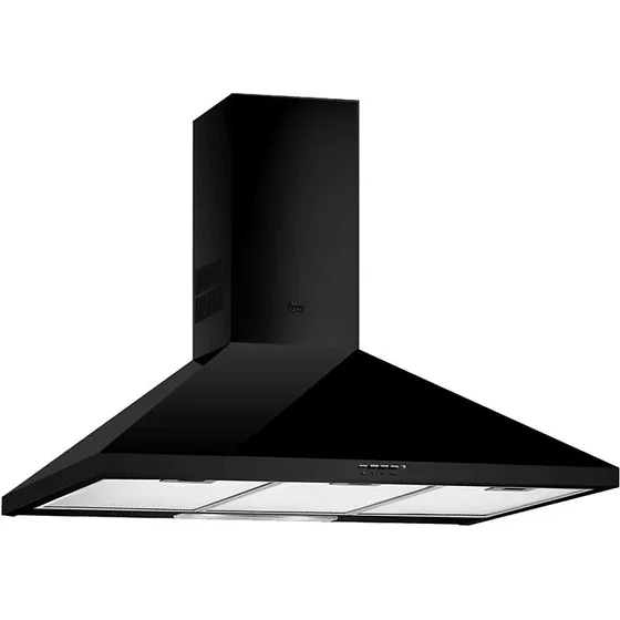 Campana decorativa Teka DBB 90 Negro - 440 m³/h, 3 Velocidades