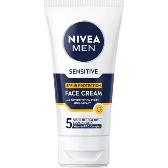 NIVEA Crema Protectora MEN Sensitive SPF 15 75 ml