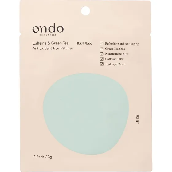 Ondo Beauty 36.5 Caffeine & Green Tea Antioxidant Eye Patches
