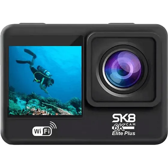 SK8 Cam 6K Elite Plus: Cámara Deportiva WiFi con Sensor Sony