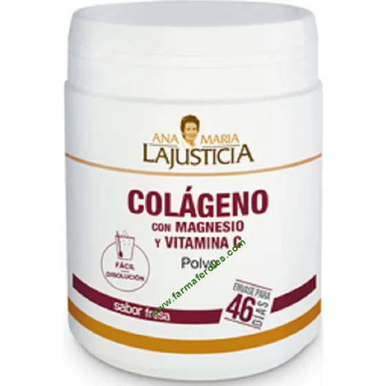Ana Mara Lajusticia Colgeno Magnesio Vitamina C Fresa 350g