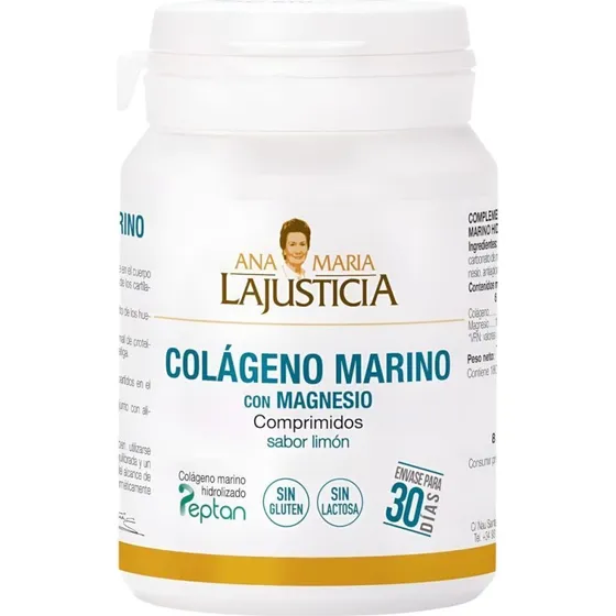 Ana Mara Lajusticia Colgeno Marino con Magnesio Limn 180 Comprimidos