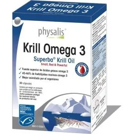 Physalis Krill Omega 3 30 perlas