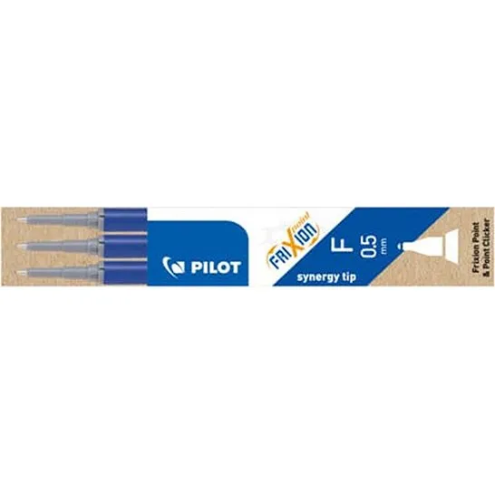 Pilot Frixion Point Recambio Azul para Bolígrafo Rollerball (3 Unidades)