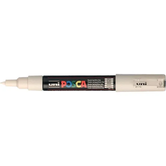 POSCA PC-1MC Rotulador Blanco Punta Cónica 0,7-1 mm