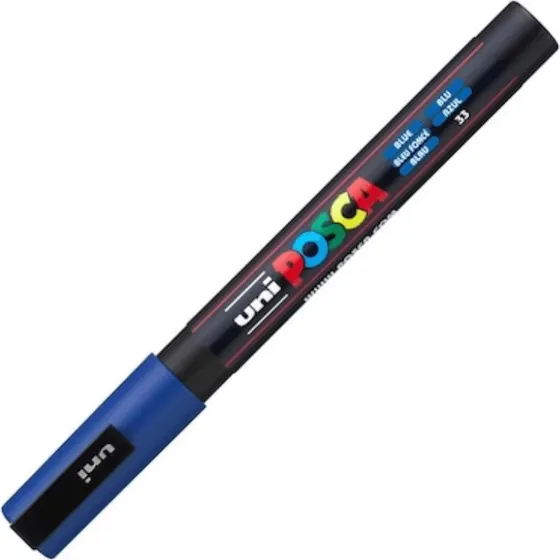 Posca PC-3M Marcador Acrílico Fino Azul 33