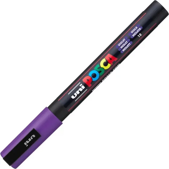 Marcador Acrílico POSCA PC-3M Fino Violeta