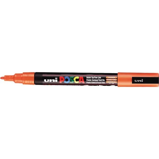 POSCA PC-3M Rotulador Naranja Oscuro Punta Redonda 0,9-1,3 mm