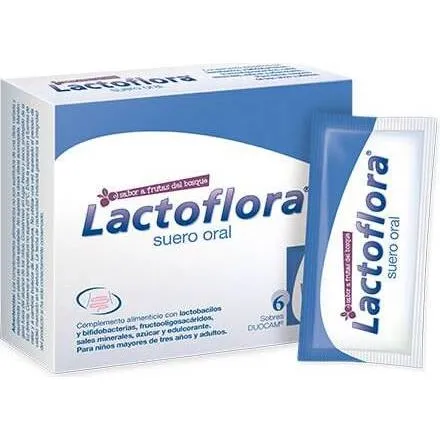 Lactoflora Suero Oral Frutos del Bosque 6 Sobres