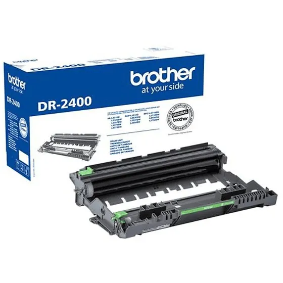 Tambor de Impresora Brother DR-2400 - 12.000 Páginas, Negro