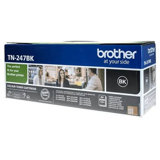 Brother TN247BK Tóner Negro Original para Impresoras HL, DCP y MFC