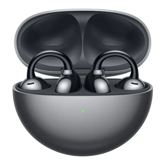 HUAWEI FreeClip con Estuche de Carga Inalámbrica - Negro
