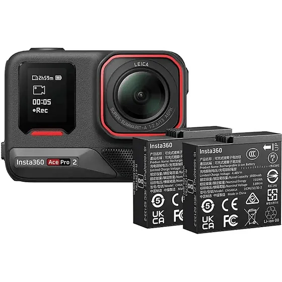 Insta360 Ace Pro 2 Cámara Deportiva 8K - Negro