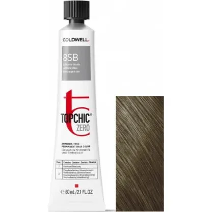 Goldwell Topchic Zero 8SB Tinte Permanente Sin Amoníaco 60ml