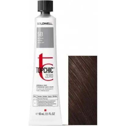 Goldwell Topchic Zero 5B Tinte Permanente Sin Amoníaco 60ml