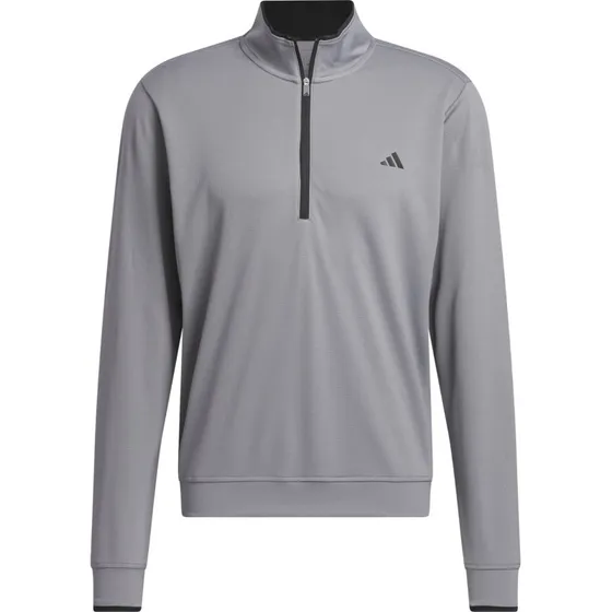Adidas Golf Camiseta Funcional con Cremallera Gris