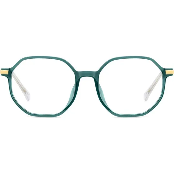 Polaroid PLD D566/G Gafas de Vista Mujer Verde Geométrico