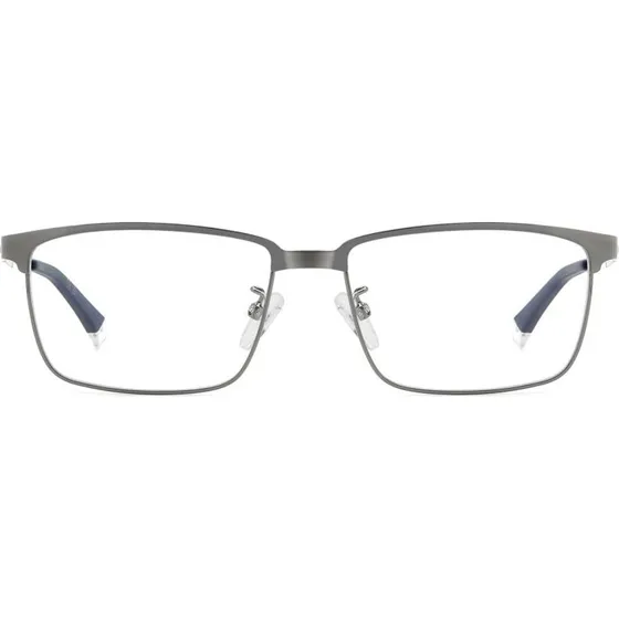 Polaroid PLD D570/G Gafas de Vista Rectangulares Gris para Hombre