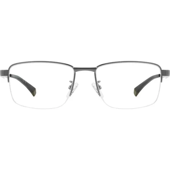 Polaroid PLD D571/G Gafas de Vista Rectangulares para Hombre - Gris