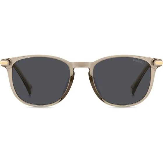 Polaroid PLD 4187/G/S/X Gafas de Sol Rectangulares para Hombre - Marrón