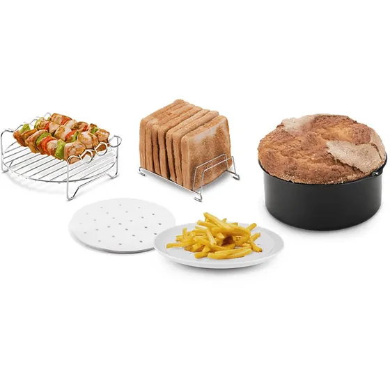 Ufesa 72805518 Kit de 4 Accesorios para Freidora de Aire, Acero Inox