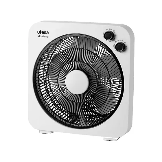 Ventilador de sobremesa Ufesa Montana, 45W, 3 Velocidades, Blanco