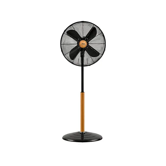 Ventilador de pie Ufesa Masachusets 50W, 3 Velocidades, Negro y Haya