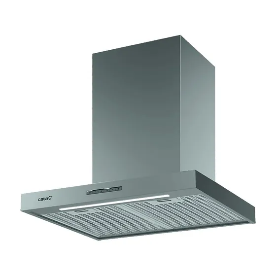 Campana Decorativa Cata Sygma 6010 X, Acero Inoxidable, 60 cm