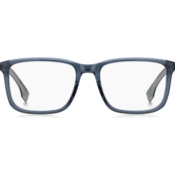 Boss 1827/G Gafas de Vista Cuadradas para Hombre - Azul