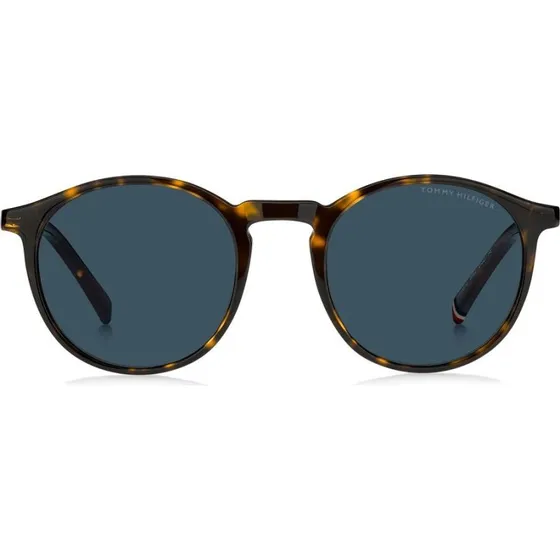 Tommy Hilfiger TH 2267/S Gafas de Sol Redondas Habano y Azul 51mm